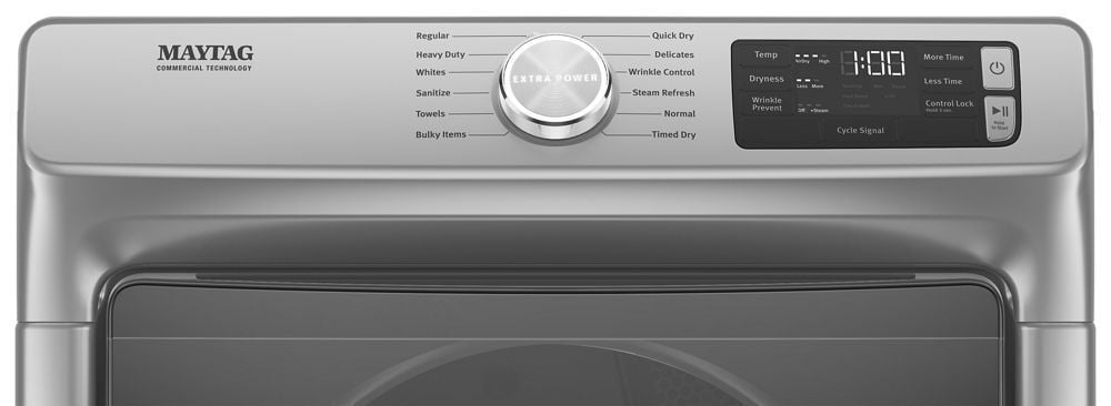 Maytag MGD6630HC Front Load Gas Dryer With Extra Power And Quick Dry Cycle - 7.3 Cu. Ft.