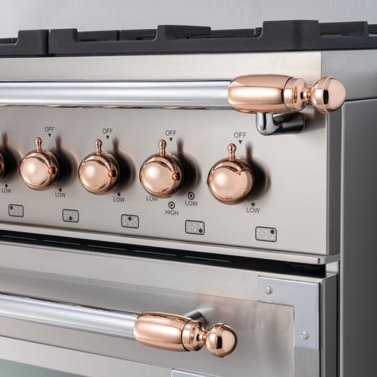 Bertazzoni DSHERTKHPC Copper Decor Knob Set For Range And Hood Copper