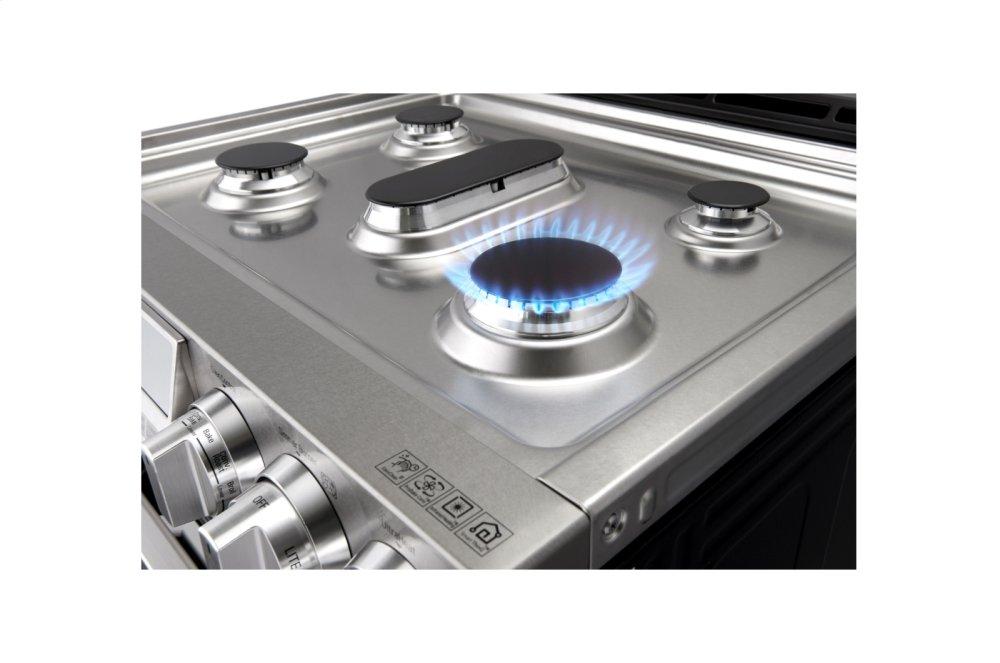 Lg LUTD4919SN Lg Signature 7.3 Cu.Ft. Smart Wi-Fi Enabled Dual Fuel Double Oven Range With Probake Convection®