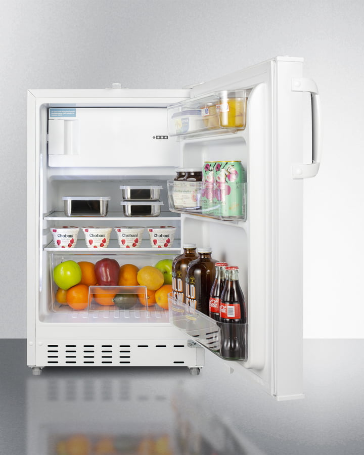 Summit ALRF48 20" Wide Built-In Refrigerator-Freezer, Ada Compliant