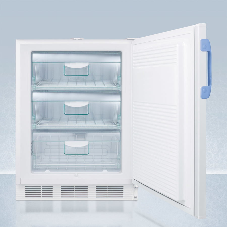 Summit VT65MLBIMED2ADA Built-In Undercounter Ada Compliant Medical/Scientific -25 C Capable All-Freezer With Front Control Panel Equipped With A Digital Thermostat And Nist Calibrated Thermometer/Alarm