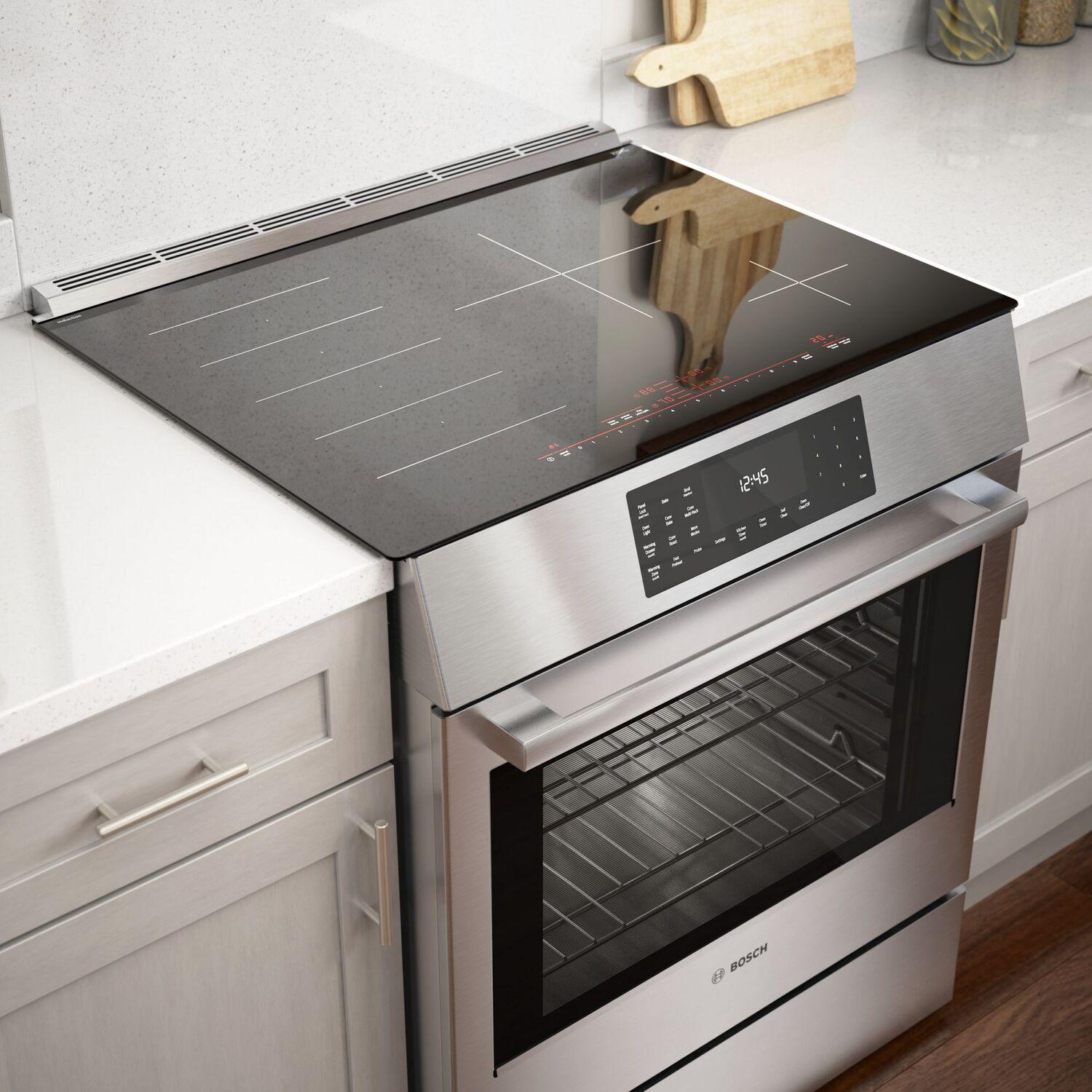Bosch HIIP057U Benchmark® Induction Slide-In Range 30'' Stainless Steel Hiip057U