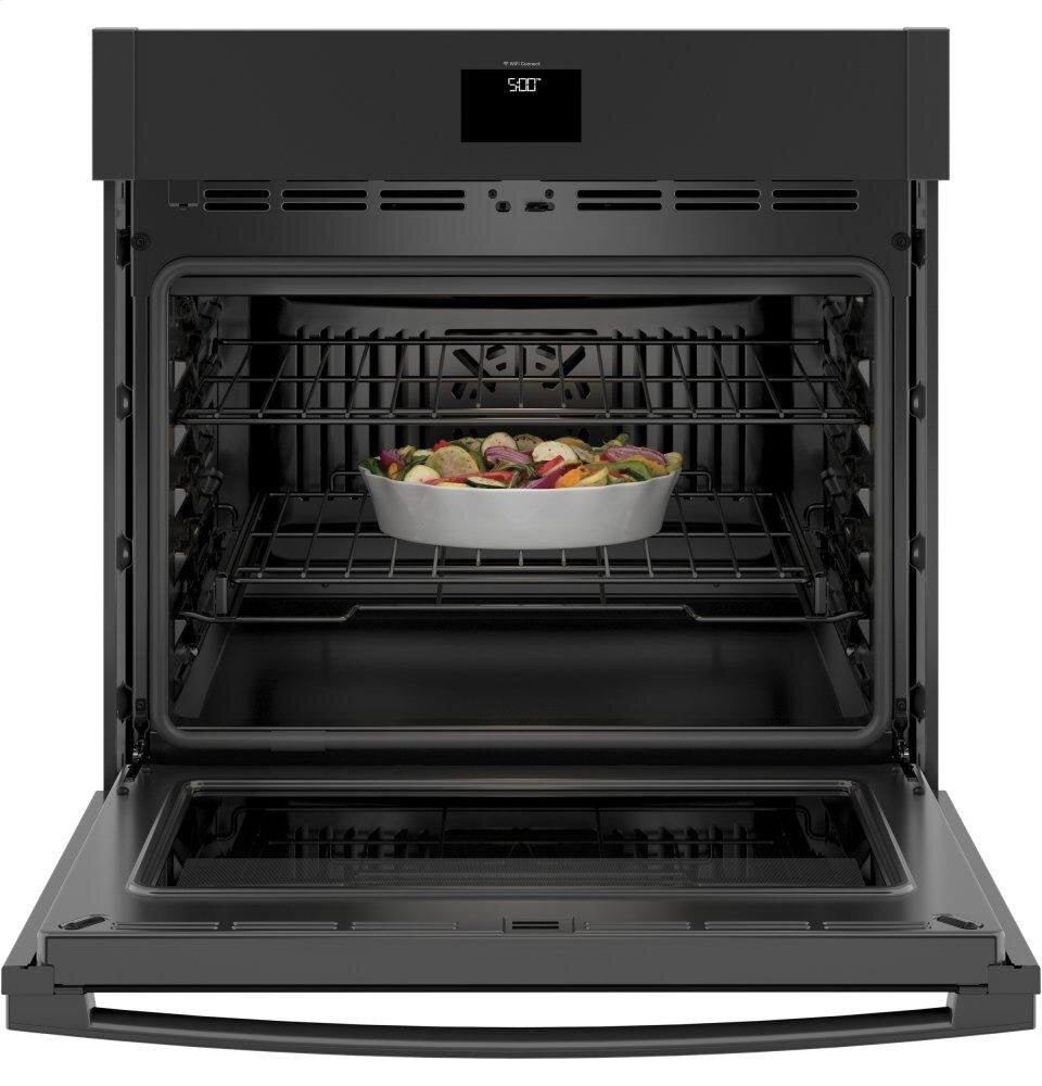 Ge Appliances JTS5000DNBB Ge® 30" Smart Built-In Self-Clean Convection Single Wall Oven With Never Scrub Racks