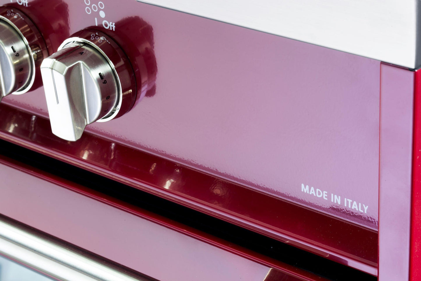 Verona VDFSIE365BU Designer 36" Induction Single Oven Range - Burgundy