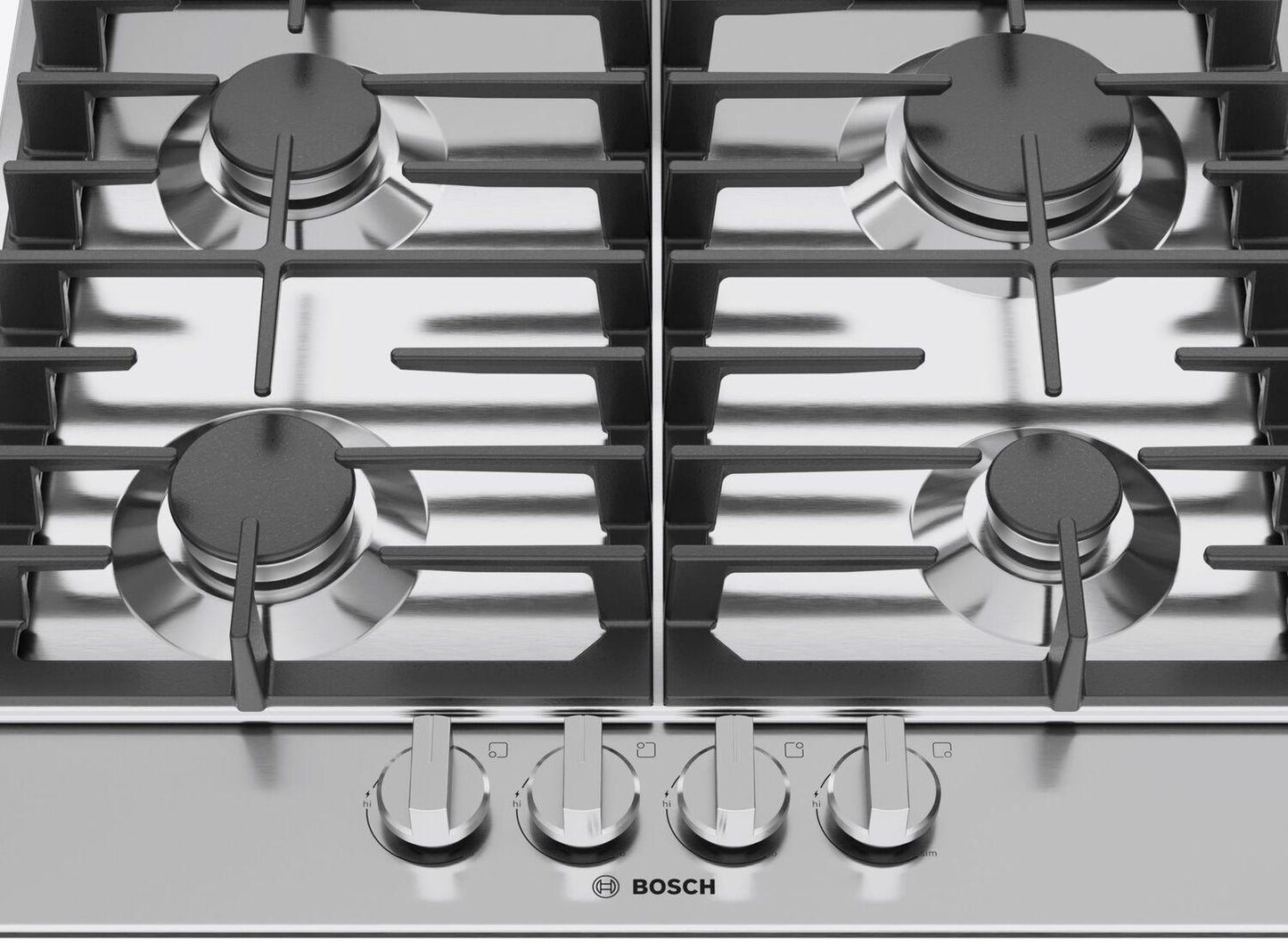 Bosch NGM3450UC 300 Series Gas Cooktop Stainless Steel