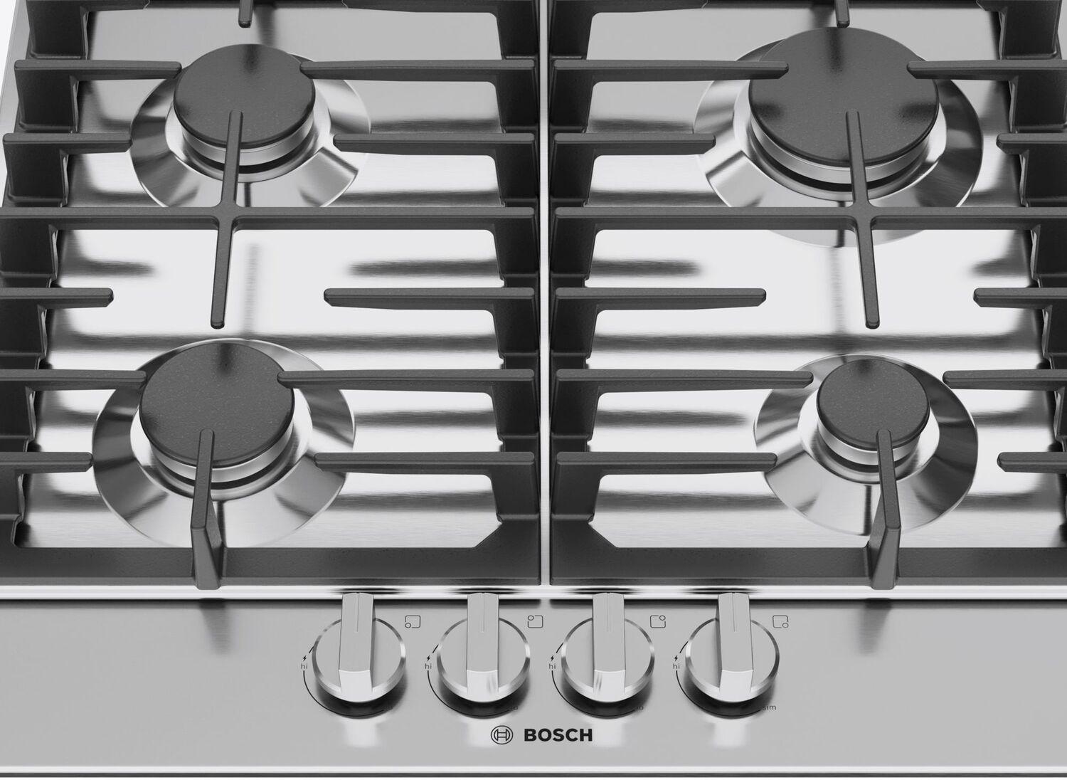 Bosch NGM3450UC 300 Series Gas Cooktop Stainless Steel