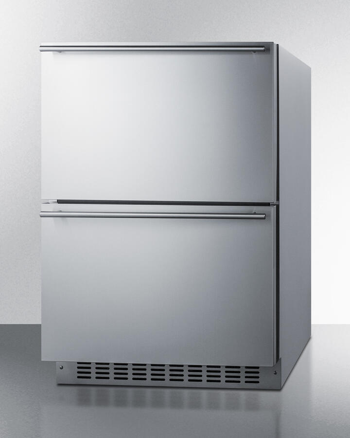 Summit SPRF34D 24" Wide 2-Drawer Refrigerator-Freezer