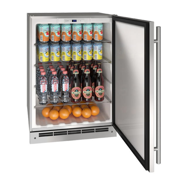 U-Line UORE124SS01A 24" Refrigerator With Stainless Solid Finish (115 V/60 Hz Volts /60 Hz Hz)