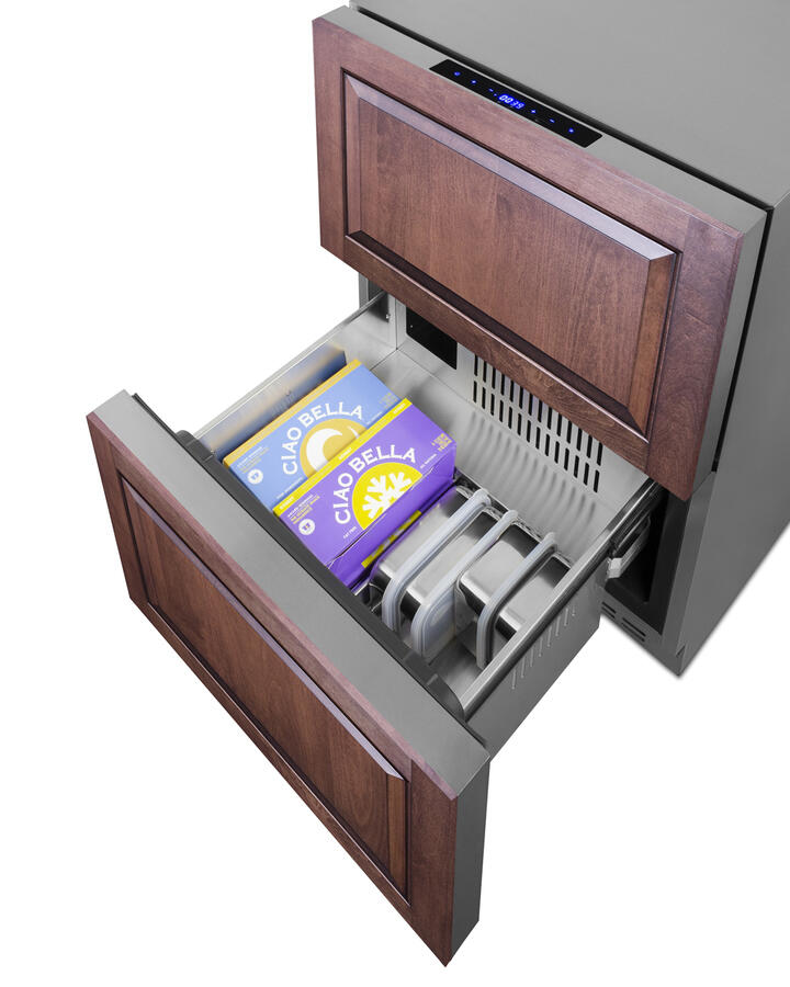 Summit SPRF34D 24" Wide 2-Drawer Refrigerator-Freezer