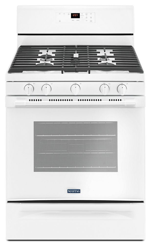 Maytag MGR6600FW 30-Inch Wide Gas Range With 5Th Oval Burner - 5.0 Cu. Ft.