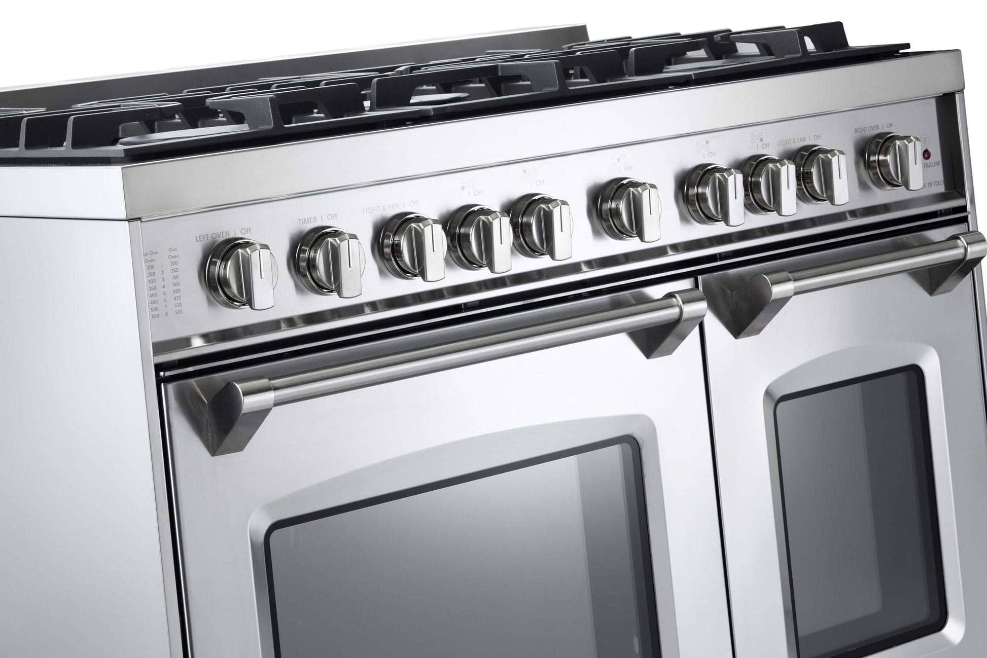 Verona VPFSGG365DSS Stainless Steel 36" Gas Double Oven Range - Prestige Series
