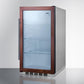 Summit SPR489OSCSSPNR Shallow Depth Indoor/Outdoor Beverage Cooler