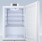 Summit FF31L7NZ Compact Commercially Approved Nutrition Center Series All-Refrigerator In White With Front Lock And Digital Temperature Display