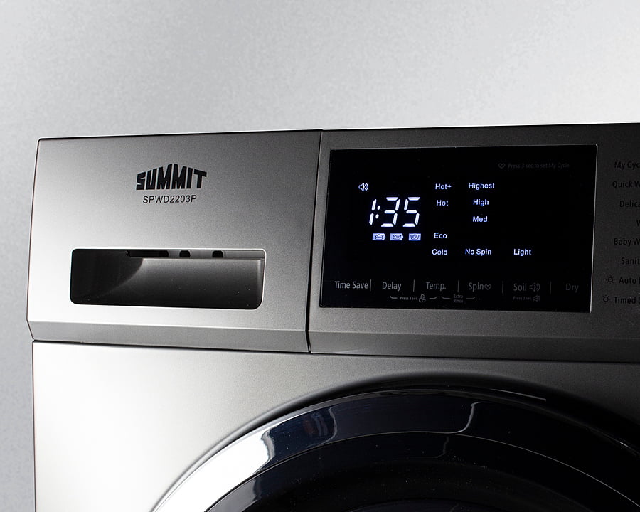 Summit SPWD2203P 24" Wide 115V Electric Washer/Dryer Combo
