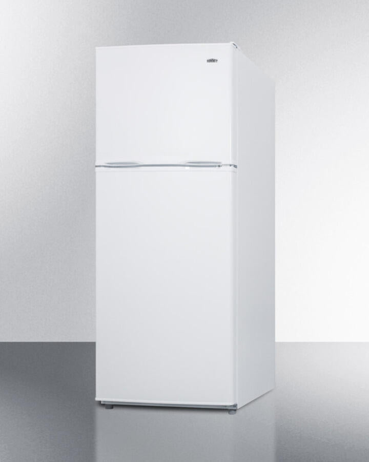 Summit FF1386W Energy Star Qualified 24" Wide 11.5 Cu.Ft. Frost-Free Refrigerator-Freezer In White Finish