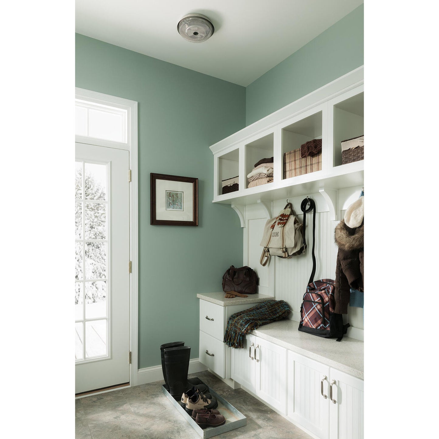 Broan 157 Broan® Fan-Forced Ceiling Heater, Low-Profile, 1250W, 120Vac