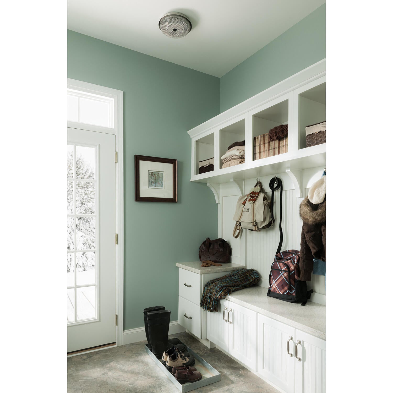 Broan 157 Broan® Fan-Forced Ceiling Heater, Low-Profile, 1250W, 120Vac