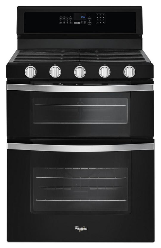 Whirlpool WGG745S0FE 6.0 Cu. Ft. Gas Double Oven Range With Ez-2-Lift Hinged Grates