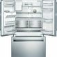 Bosch B26FT50SNS 800 Series French Door Bottom Mount Refrigerator 36'' Stainless Steel, Easy Clean Stainless Steel B26Ft50Sns