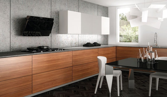 Faber CTAL36BK300B 36" Vertical Wall Hood Black Glass