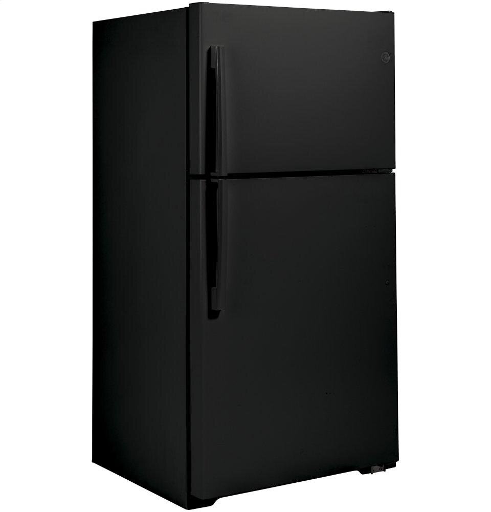 Ge Appliances GTE22JTNRBB Ge® Energy Star® 21.9 Cu. Ft. Top-Freezer Refrigerator