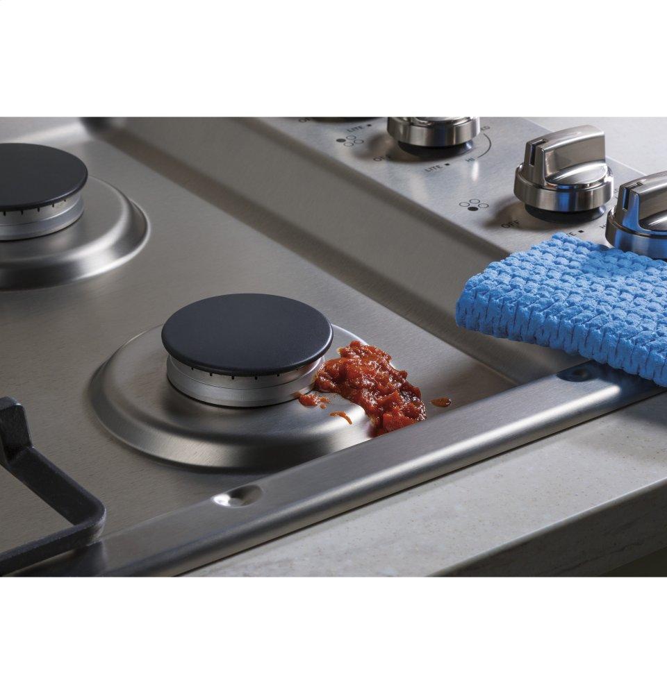 Ge Appliances JGP3030SLSS Ge® 30" Built-In Gas Cooktop With Dishwasher-Safe Grates