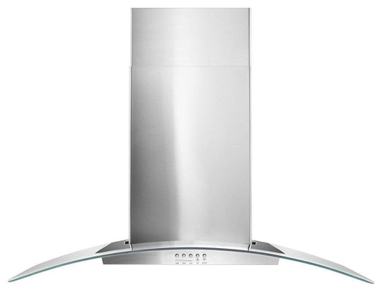 Maytag WVW51UC6FS 36" Concave Glass Wall Mount Range Hood