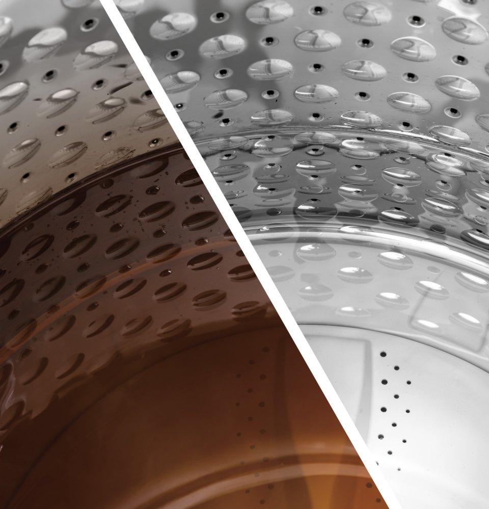 Ge Appliances GTW845CSNWS Ge® 5.0 Cu. Ft. Capacity Smart Washer With Sanitize W/Oxi And Smartdispense