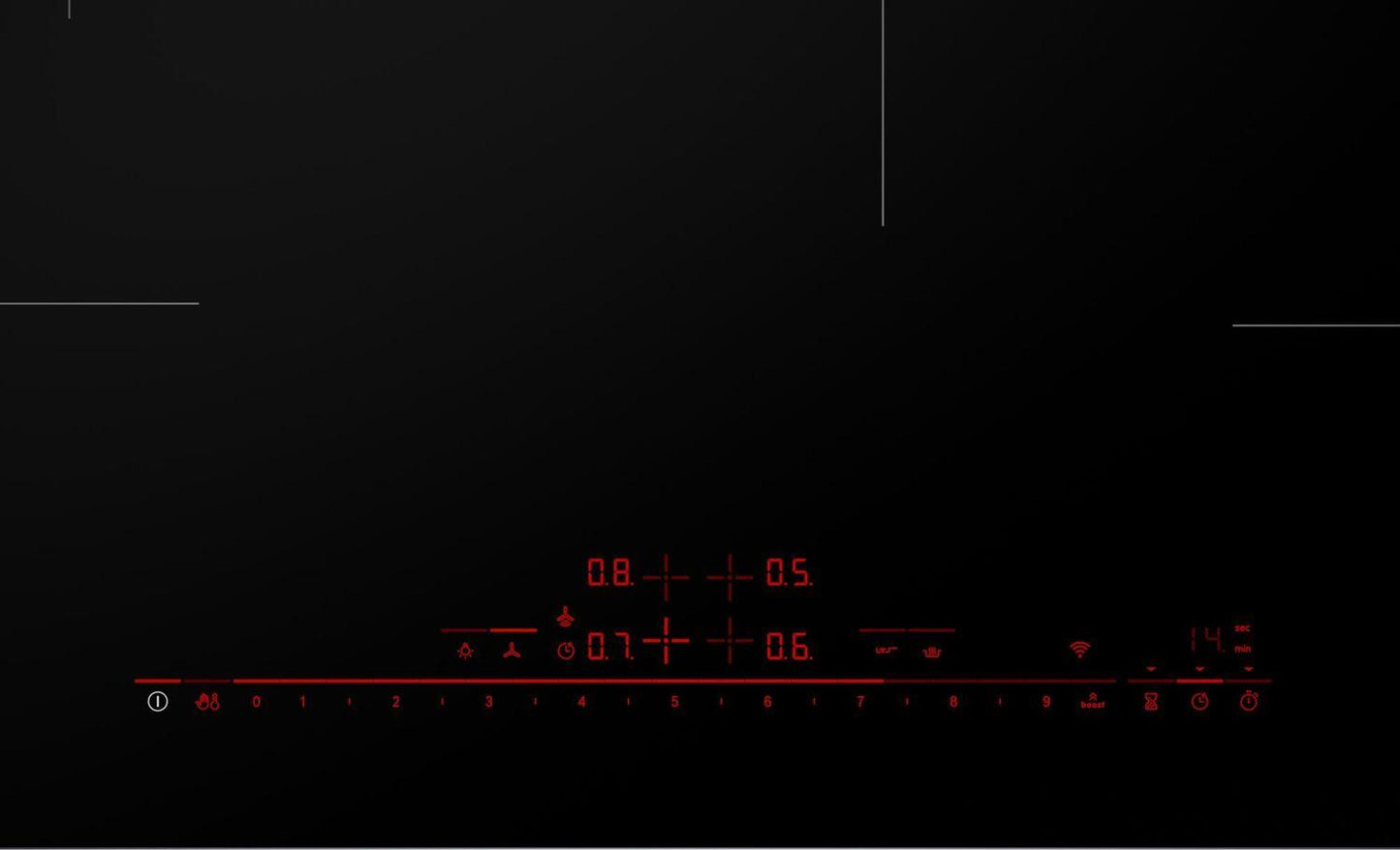 Bosch NIT8060UC 800 Series Induction Cooktop 30'' Black, Surface Mount Without Frame Nit8060Uc