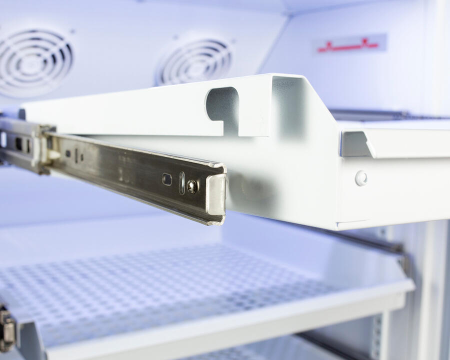 Summit ARG6PVDR Performance Series Pharma-Vac 6 Cu.Ft. Freestanding, Ada Height All-Refrigerator For Vaccines Storage With Three Removable Ventilated Drawers, Antimicrobial Silver Ion Handle, And Hospital Grade Cord With 'Green Dot' Plug