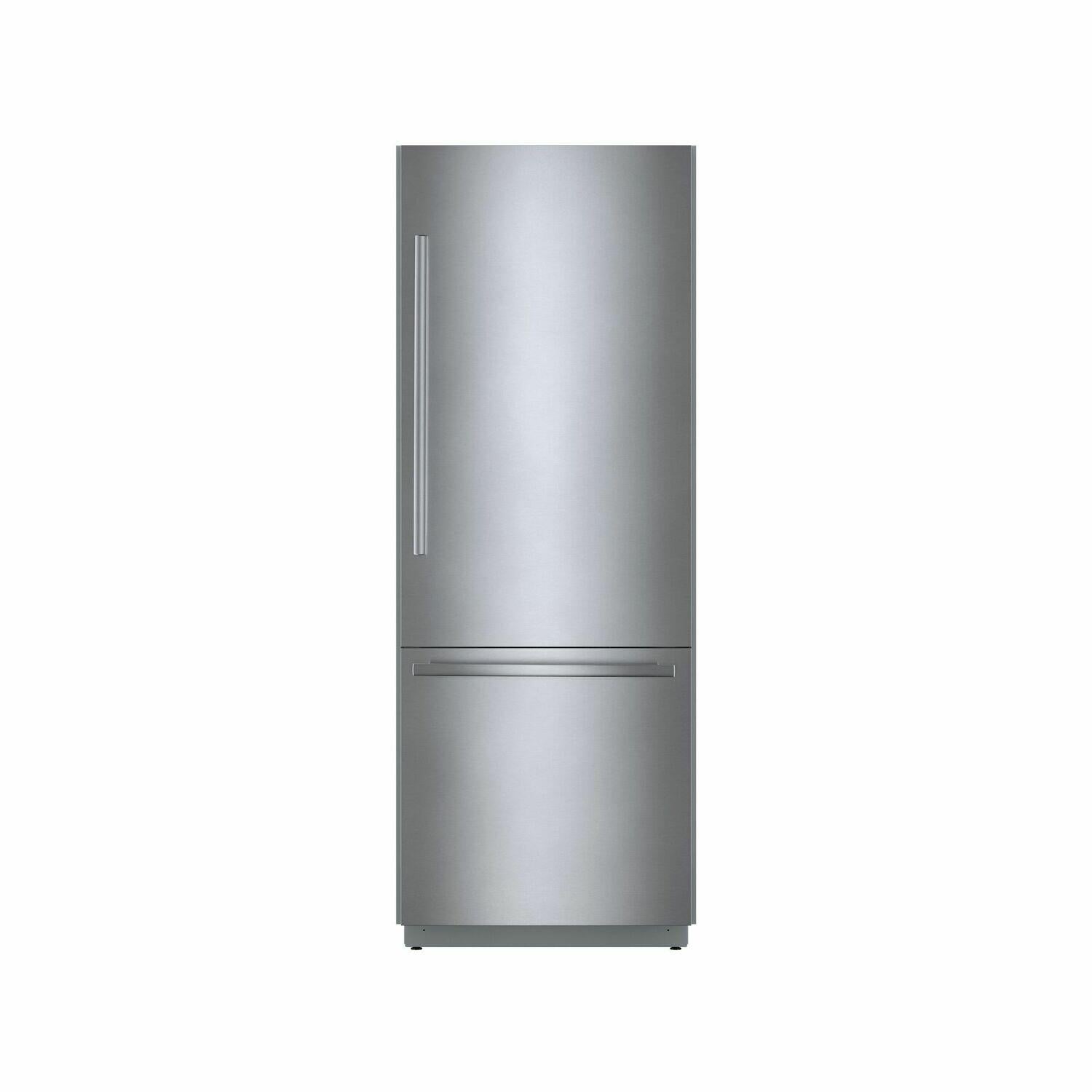 Bosch Benchmark Built-In Bottom Freezer Refrigerator 30 Flat Hinge B30bb935ss Stainless Steel