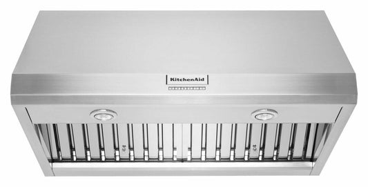 Kitchenaid KVWC906KSS 36" 585 Or 1170 Cfm Motor Class Commercial-Style Wall-Mount Canopy Range Hood - Stainless Steel