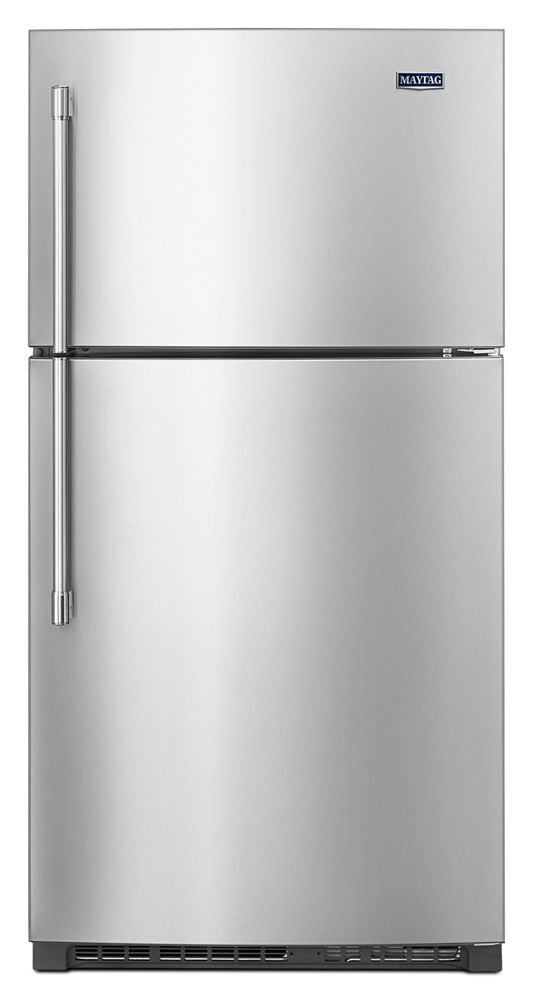 Maytag MRT711SMFZ 33-Inch Wide Top Freezer Refrigerator With Evenair Cooling Tower- 21 Cu. Ft.