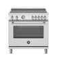Bertazzoni MAS365INMXV 36 Inch Induction Range, 5 Heating Zones, Electric Oven Stainless Steel