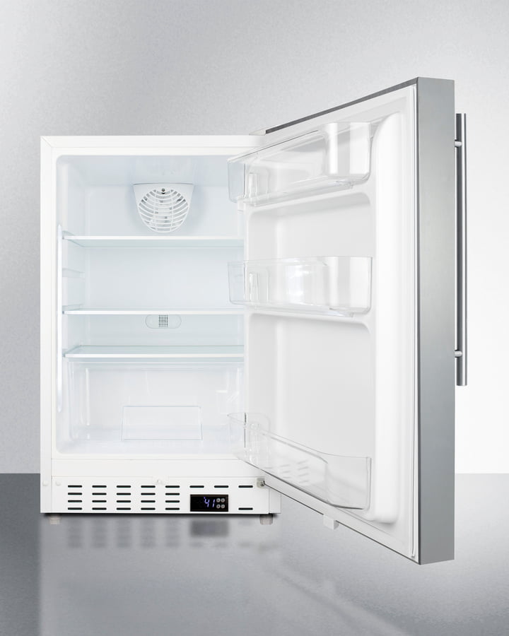 Summit ALR46WSSHV 20" Wide Built-In All-Refrigerator, Ada Compliant