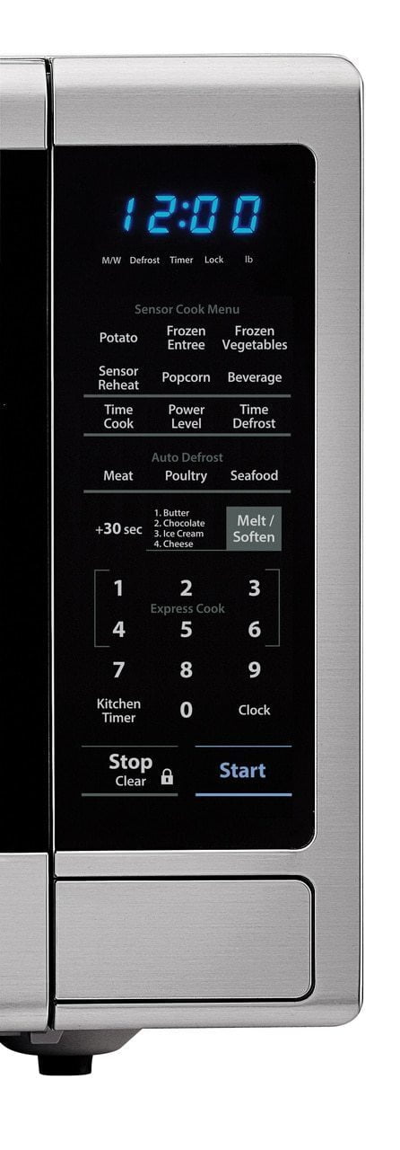 Sharp SMC2242DS 2.2 Cu. Ft. 1200W Stainless Steel Countertop Microwave Oven