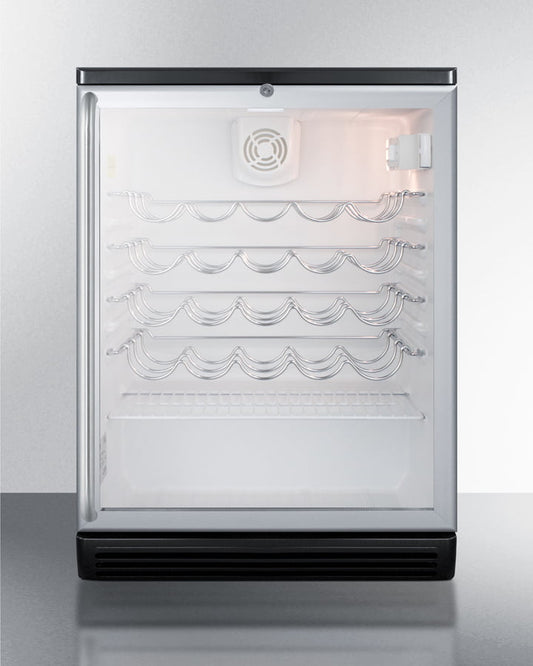 Summit SWC6GBLSH 24" Wide Wine Cellar