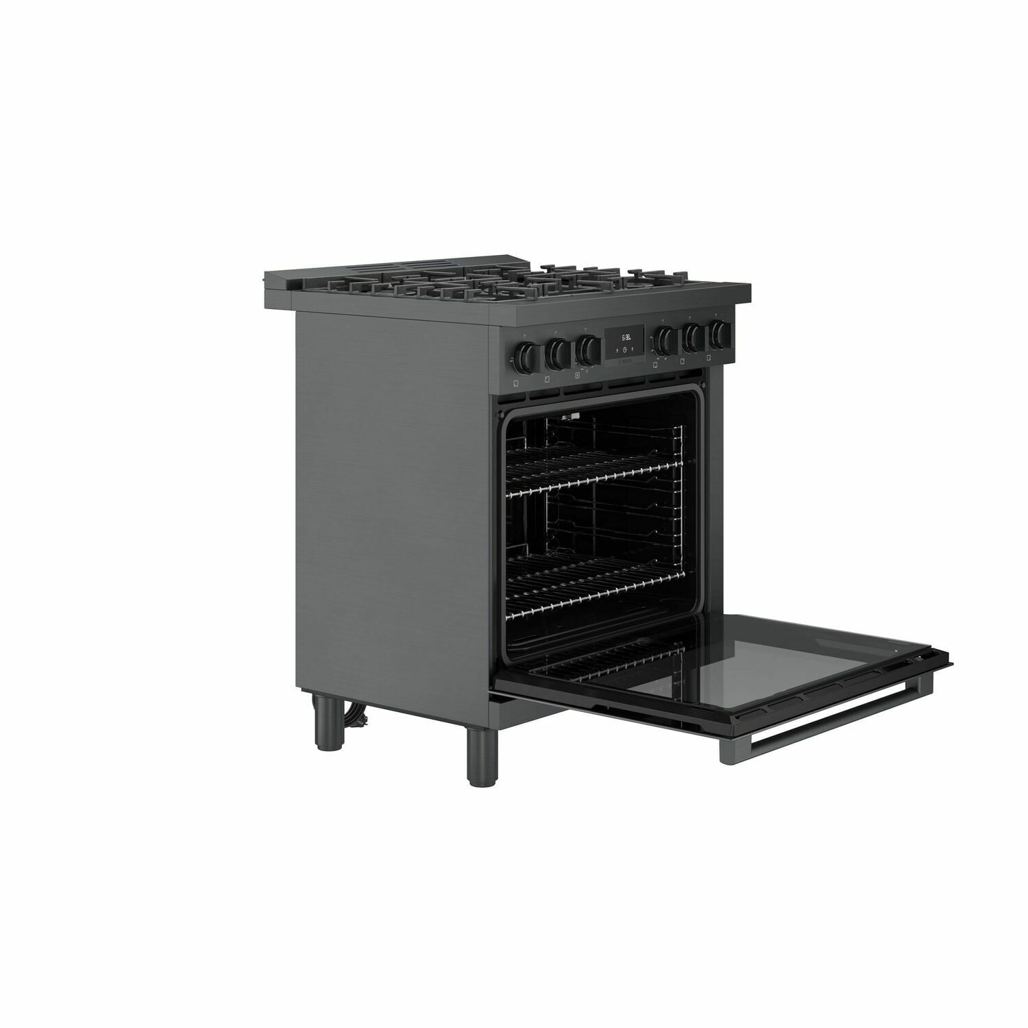 Bosch HGS8045UC 800 Series Gas Freestanding Range 30'' Black Stainless Steel Hgs8045Uc