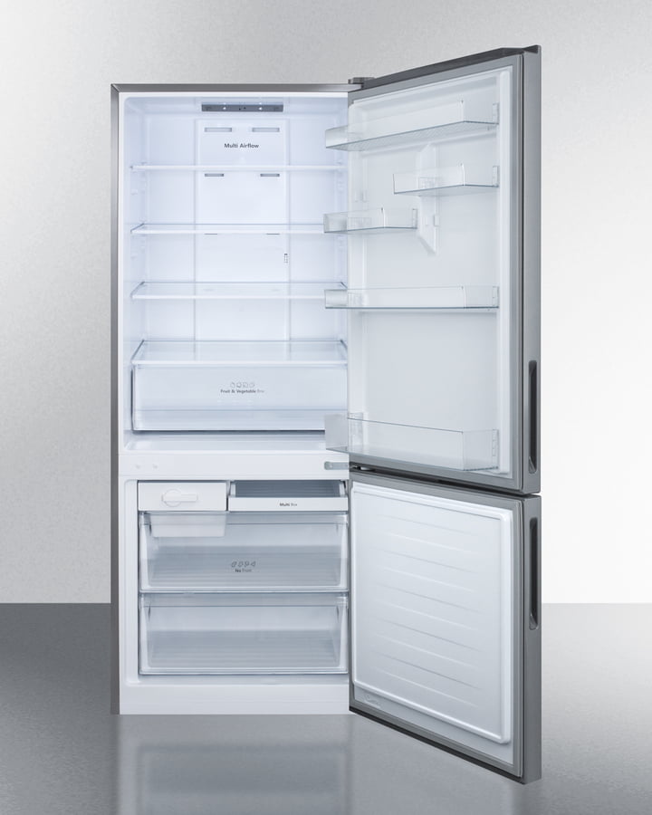 Summit FFBF279SS 28" Wide Bottom Freezer Refrigerator