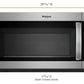 Whirlpool WMH31017HZ 1.7 Cu. Ft. Microwave Hood Combination With Electronic Touch Controls