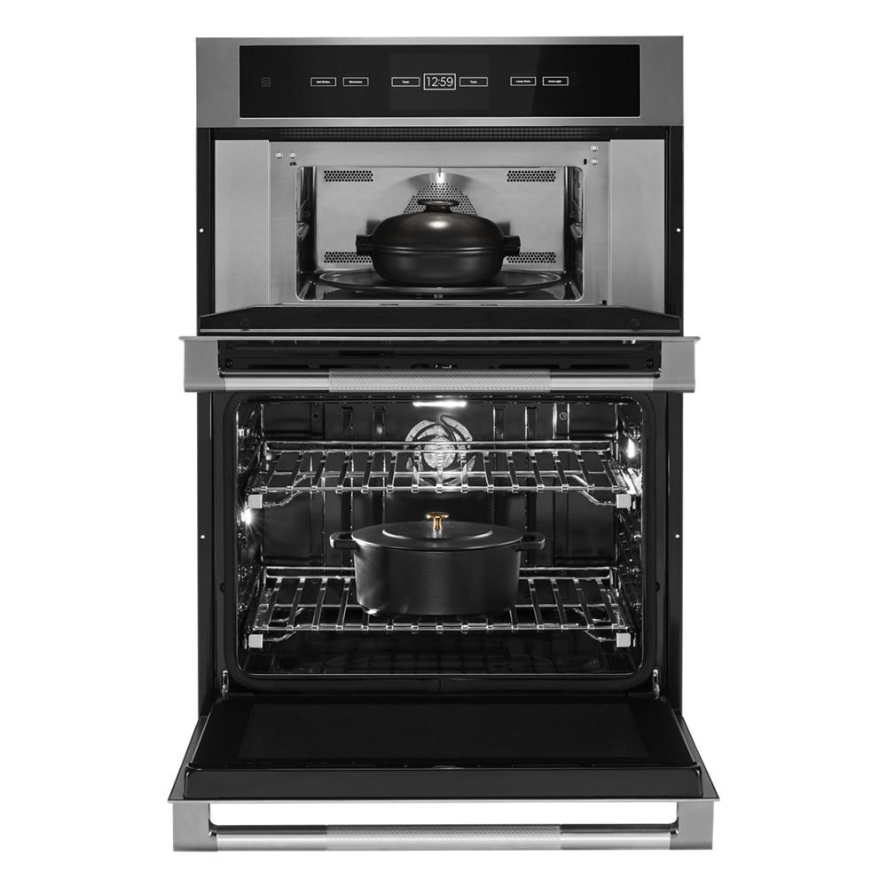 Jennair JMW3430LL Rise™ 30" Combination Microwave/Wall Oven With V2™ Vertical Dual-Fan Convection