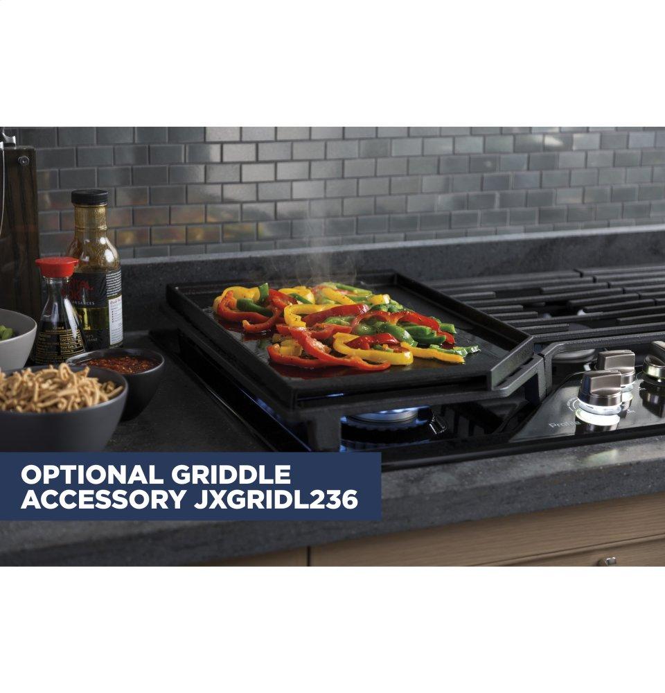 Ge Appliances PGP7036SLSS Ge Profile™ 36" Built-In Gas Cooktop With Optional Extra-Large Cast Iron Griddle