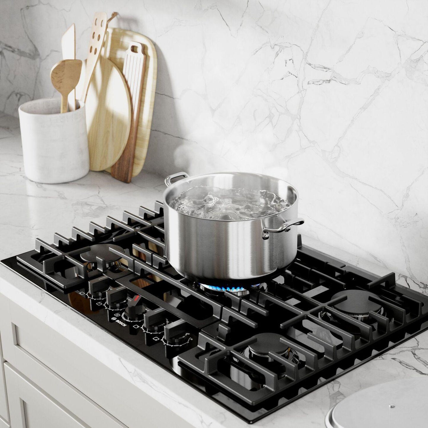 Bosch NGM8048UC 800 Series Gas Cooktop 30'' Black Ngm8048Uc