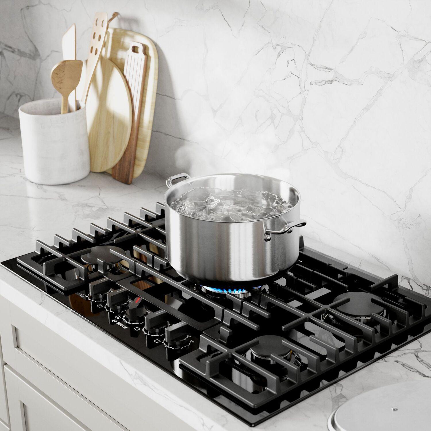 Bosch NGM8048UC 800 Series Gas Cooktop 30'' Black Ngm8048Uc