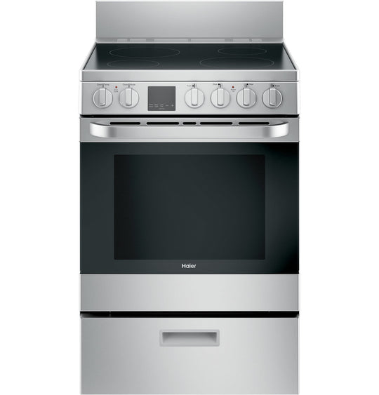 Haier QAS740RMSS 24" 2.9 Cu. Ft. Electric Range