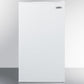 Summit CM406WBIADA Built-In Undercounter Refrigerator-Freezer In White For Use In Ada Compliant Settings
