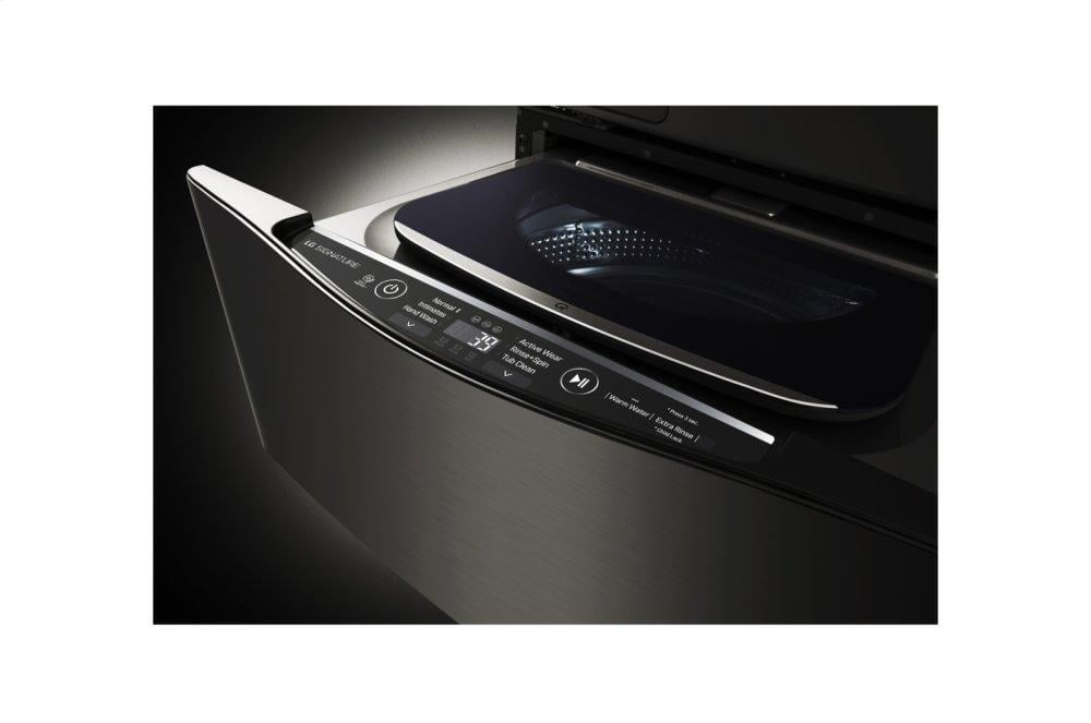 Lg WD205CK Lg Signature 1.0 Cu. Ft. Lg Sidekick™ Pedestal Washer, Lg Twinwash™ Compatible