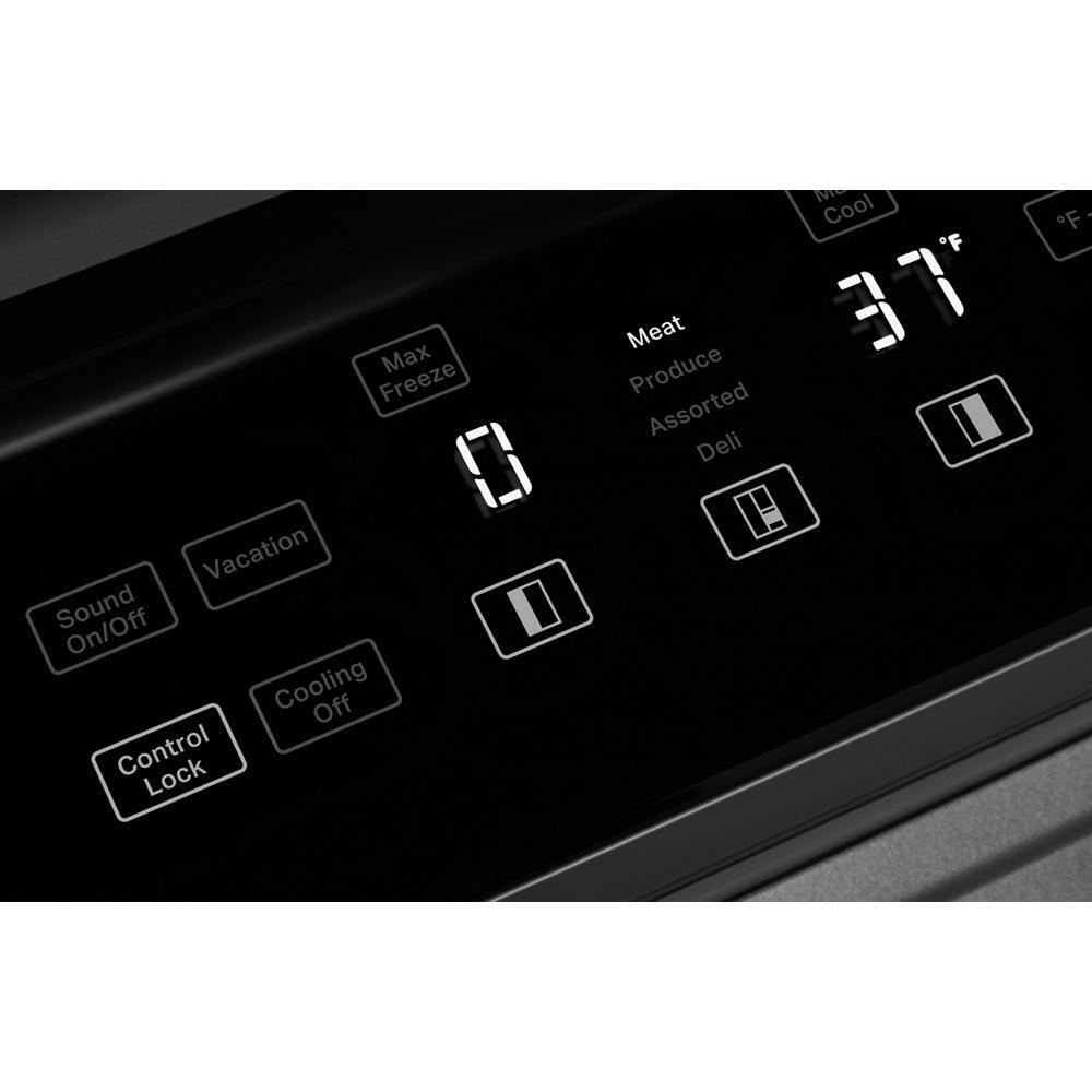 Kitchenaid KBSD708MBS 29.4 Cu. Ft. 48" Built-In Side-By-Side Refrigerator With Ice And Water Dispenser