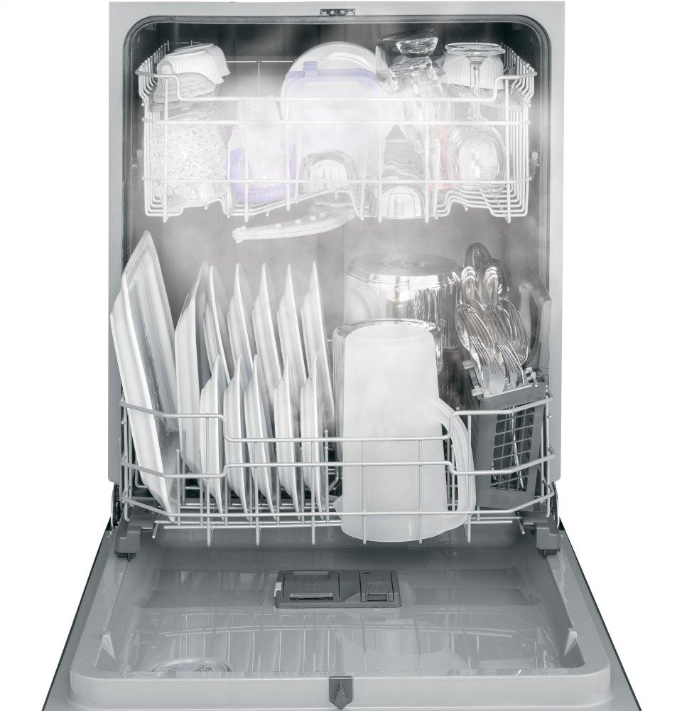 Ge Appliances GDT530PGPWW Ge® Top Control With Plastic Interior Dishwasher With Sanitize Cycle & Dry Boost