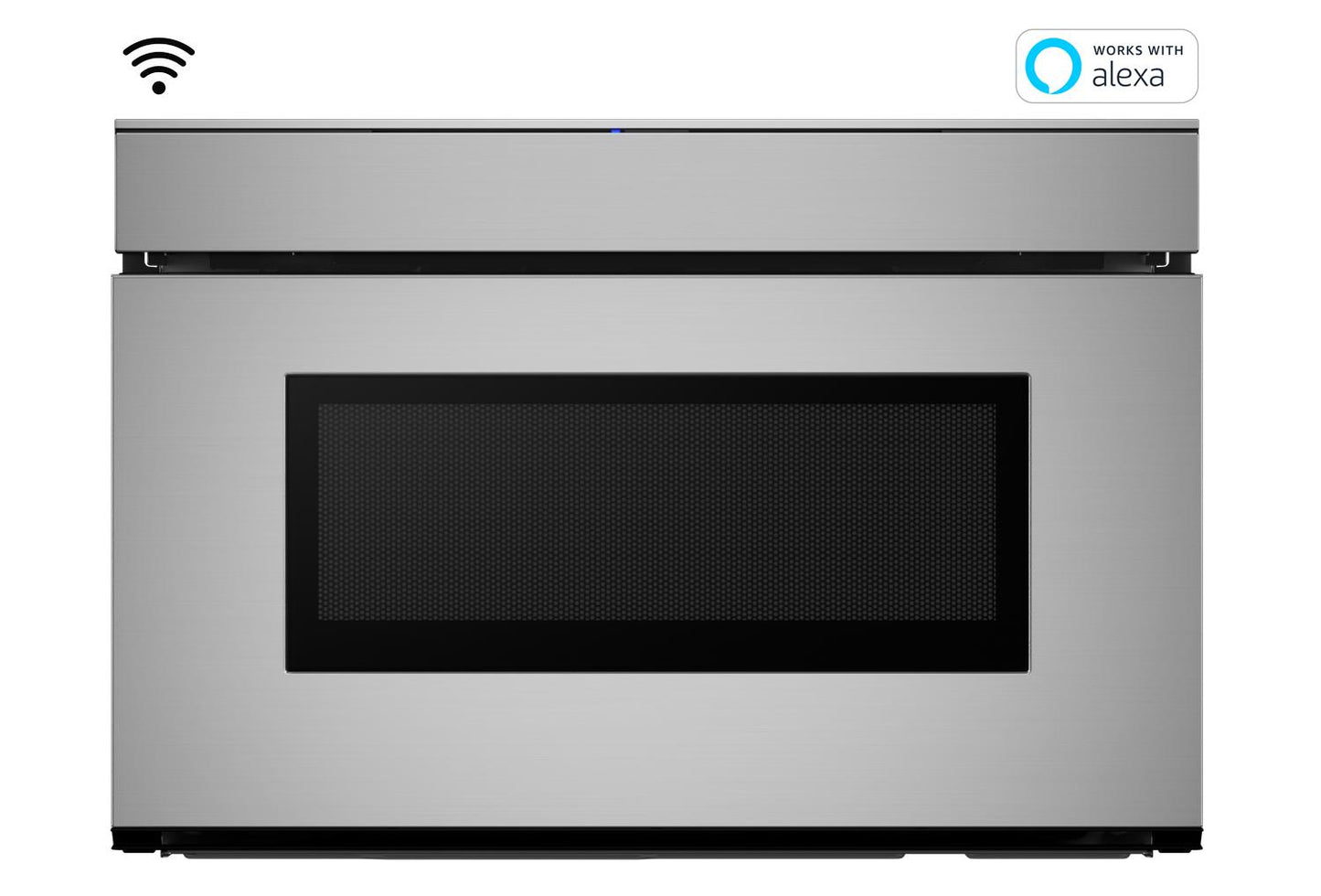 Sharp SMD2479JS 24 In. 1.2 Cu. Ft. 950W Sharp Stainless Steel Smart Easy Wave Open Microwave Drawer Oven